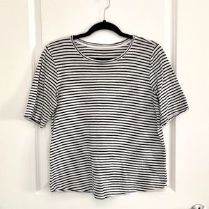 Eileen Fisher Cotton Striped T-shirt